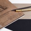 Visandiplokk A4 80g – mustad ja pruunid lehed - Image 3