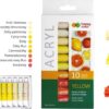 Akrüülvärvide komplekt 10x12ml – Kollased toonid - Image 2